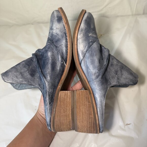 Matisse Augustine light blue leather booties women's 8M - Picture 8 of 15